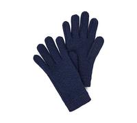 NEO B - CASHMERE | Guanti Cashmere donna | Guanti Cashmere Trama Nido d’Ape |100% Cashmere pregiato | Filato Cardiff | Taglia M | Made in Italy | Blu