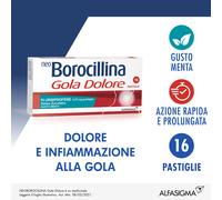 ALFASIGMA SPA NEOBOROCILLINA GOLA DOLORE 16 PASTIGLIE MENTA SENZA ZUCCHERO