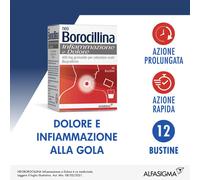 Neo Borocillina Infiammazione e Dolore 400mg Granulato Soluzione Orale 12 Bustine