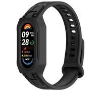 NEO+ Cinturino di ricambio robusto compatibile con tracker di attività Xiaomi Mi 5/6/7/8/9/10, braccialetto non incluso (black)