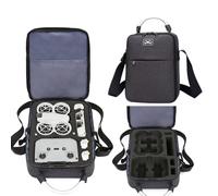 Neo Custodia da Trasporto, Borsa a Tracolla per DJI Fly More Combo, Borsa da Viaggio per Drone, Telecomando RC-N3, Hub di Ricarica, Batterie e Accessori, Nero
