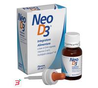 Junia Neo D3 Integratore di DHA Vitamine Fosfolipidi Acido Beta-Palmitico, 20ml