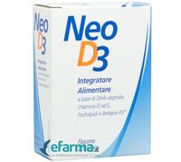 Junia Pharma Integratore Neo D3 Gocce DHA, Vitamine, Fosfolipidi, Acido Beta-Palmitico – 20 ml