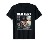 Neo Love Cyber Coppia Futura Intimità Arte Maglietta