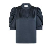 Neo Noir - Blusa in raso blu notte Roella Hearvy - - Blouses & Shirts - Donna - Blu - M
