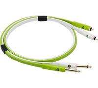 NEO OYAIDE D+ RTS Class B 3mt Cavo Audio Pro 2x RCA Maschio a 2x Jack 6.3 Mono