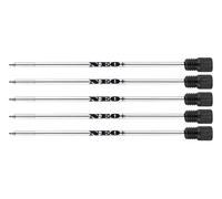 NEO+, ricariche D1 compatibili con la penna a sfera Swarovski Crystal Element (5 x INCHIOSTRO NERO)