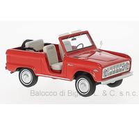 Neo Scale Models FORD BRONCO ROADSTER 1966 RED 1:43