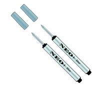 NEO+ Set di 2 ricariche per penna a sfera, inchiostro blu