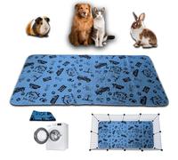 NEO SOLVO Tappetino per pipì Grande 70 cm x 140 cm - Assorbente Riutilizzabile Impermeabile Antiscivolo - per Cane, Coniglio, porcellino d'India, Gatto - sotto la Ciotola - addestramento al vasino