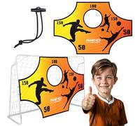 Neo-Sport Porta da calcio, 180 x 120 cm, impermeabile, colore: arancione