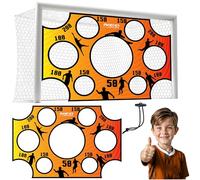 Neo-Sport Porta da calcio, 300 x 200 cm, impermeabile, colore: arancione