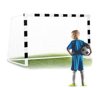 Neo-Sport Porta da calcio da calcio per bambini e adulti con custodia protettiva 300 x 200 x 120 cm nero bianco