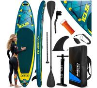 Neo-Sport Stand Up Paddling Board Aquasurf 10.6 - Allround SUP Board Set per principianti e tempo libero - 320 x 84 x 15 cm - fino a 140 kg - con pagaia, pompa, leash e zaino