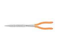 NEO TOOLS 01-290 pinza dritta con doppio giunto 33 cm in acciaio CrV per lavori di precisione in spazi ristretti, maggiore forza di pressione e portata, manico in PVC per una presa confortevole