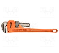 02-417 Chiave regolabile Apertura ganasce max: 80 mm HEAVY DUTY NEO TOOLS