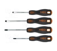 Neo Tools Serie di estrattori per viti 04-204 – Set cacciaviti PH1 PH2 SL5 SL6 4 pz