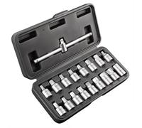Chiave di scarico olio 3/8"", set di 18 pezzi.