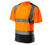 NEO TOOLS X T-Shirt, Arancione Riflettente, L Uomo