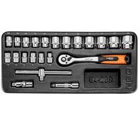 Chiavi a bussola da 3/8", set da 22, inserto