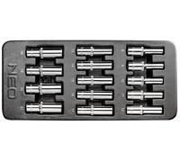 Prese lunghe 1/2", 8-21 mm, set di 14, inserto