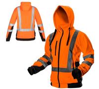 NEO TOOLS arancione, giacca di sicurezza da lavoro, con cappuccio e giacca da lavoro, giacca da lavoro, giacca di sicurezza, giacca di sicurezza, abbigliamento di sicurezza EN ISO 13688:2013 (KG)