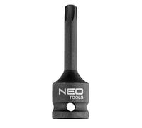 NEO TOOLS Bacchette per avvitatore a percussione in acciaio al cromo molibdeno, per utensili pneumatici e cricchetti, tipo TORX (T60)