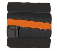 NEO TOOLS Borsa porta attrezzi con 21 scomparti - Robusto rullo per utensili manuali e accessori - Pratico organizer con chiusura in velcro e maniglia per il trasporto