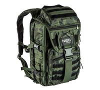 NEO TOOLS Camo - Zaino per artigianato e attrezzi (vuoto) per artigiani professionisti, effetto mimetico, 100% nylon 600D, spallacci regolabili con imbottitura, 1 manico, 4 tasche esterne