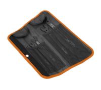 NEO TOOLS Chiave a forchetta professionale super piatta (5 pz.), 20 misure (6 - 27 mm), 4 in 1, acciaio CrMo, sistema ANTISLIP, per spazi ristretti, inclusa borsa a rotella, officina automobilistica