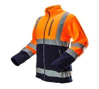 NEO Tools Giacca Antinfortunistica in Pile Alta Visibilità 280 g/m²