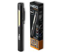 NEO TOOLS Lampada di ispezione 450lm COB LED + Laser + UV + Torcia 4 in 1 450LM Lampada ultravioletta 365nm 3.7V 800mAh Batteria agli ioni di litio Tempo di ricarica 3 ore, può essere circa 160 minuti