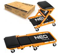 NEO TOOLS Lettino - SEGGIOLINO Carrello SOTTOMACCHINA Professionale 11-601-1