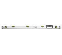 NEO TOOLS Livella speciale 60/80/100 cm di lunghezza, 30 mm di larghezza, 6 cm di altezza, 5 libellule diverse, 0°, 1,5°, 3,5°, 45°, 90°, base del tub