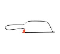 NEO TOOLS Mini sega per metallo, piccola sega a mano regolabile, per plastica, taglio legno, 95 x 153 x 280 mm, lunghezza lama: 150 mm, metallo con impugnatura in gomma