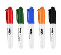 NEO TOOLS Mini set di pennarelli permanenti, 5 colori, punta rotonda, impermeabile e ad asciugatura rapida, per metallo, vetro, legno, pietra, plastica, ideale per officina e uso quotidiano