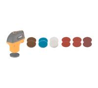 NEO TOOLS Mini tamponi per lucidatura e carta vetrata - Ø 5 - 6 cm - per mini lucidatrici - per levigatura, lucidatura e finitura superficiale - ideale per auto, legno e metallo