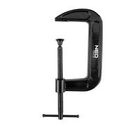 NEO TOOLS Morsetto a vite professionale tipo C (G) - Morsetto a G robusto in ghisa, con meccanismo a mandrino, ad alta forza di serraggio, per legno, metallo, montaggio e officina