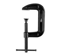 NEO TOOLS Morsetto a vite professionale tipo C (G) - Morsetto a G robusto in ghisa, con meccanismo a mandrino, ad alta forza di serraggio, per legno, metallo, montaggio e officina