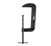 NEO TOOLS Morsetto a vite professionale tipo C (G) - Morsetto a G robusto in ghisa, con meccanismo a mandrino, ad alta forza di serraggio, per legno, metallo, montaggio e officina