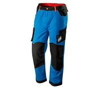 NEO TOOLS Pantaloni da lavoro HD+ da uomo, 100% cotone, 275 g/m2, taglie S-XXL, ginocchiere con tasche sulle ginocchia, elastico in vita con passanti per cintura