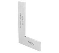NEO TOOLS Piastra ad angolo piatto DIN875/2, regolazione dell'angolo retto, acciaio al carbonio temprato, misurazioni precise in officina o in costruzione