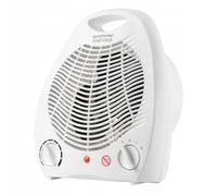 NEO TOOLS Piccolo termoventilatore portatile compatto, termostato regolabile, interruttore di sicurezza, maniglia, 2000 W, termoventilatore portatile e compatto, 2000 W e 1000 W