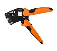 NEO TOOLS Pinza crimpatrice per pressatura di terminali in acciaio CRV, lunghezza 230 mm, autoregolazione 0,08-16 mm2, AWG 26-5, impugnatura a 2 componenti TPR+ABS, dimensioni trasmissione manuale,
