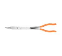 NEO TOOLS Pinze professionali 01-291 CRV 33 cm, forma curva con doppio giunto per punti difficili da raggiungere, struttura durevole in acciaio CrV, maniglie antiscivolo in PVC per lavori di