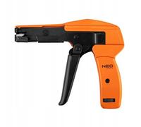 NEO TOOLS Pistola per fascette professionali Zip Tie Gun - fissaggio fascette e pistola per fascette tagliate, installazione e taglio di nastri in nylon di plastica