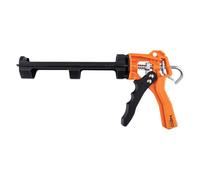NEO TOOLS Pressa in silicone da 310 ml, design robusto, impugnatura girevole e impugnatura ergonomica, pistola precisa per silicone e sigillanti, pistola robusta per cartucce