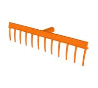 NEO TOOLS Rastrello da giardino con 12 denti, 51 cm, pratica scopa a denti per racchiudere foglie e erba, con robusti denti in plastica