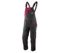 NEO TOOLS X Salopette da Lavoro, Nero e Rosa, XXL Donna