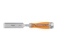 NEO TOOLS Scalpello per legno, larghezza lama 10-32 mm, lama in acciaio CrV, manico in due materiali, rinforzo d'impatto, scalpello, ideale per tagliare e lavorare con precisione materiali in legno